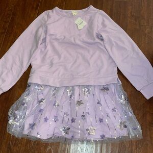 CREWCUTS purple girls dress.